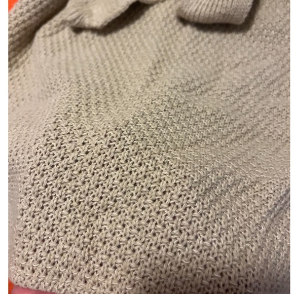 Glamorous brown waffle 3D knit long sleeves belted sweater dress made in UK NWT - Picture 4 of 10